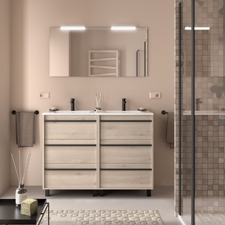 Mueble baño a suelo Attila configurable - Salgar 2