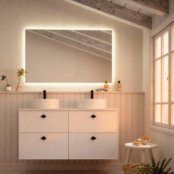 Mueble baño suspendido BLANCA configurable - Avila:Dos 6