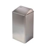Papelera con tapa Mediclinics satinado 1