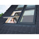 Ventana para tejado giratoria eléctrica FAKRO FTP-V Z-Wave - Fakro
