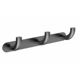 Percha triple PURE black gun metal - CAP005-02/BGM - Medimex