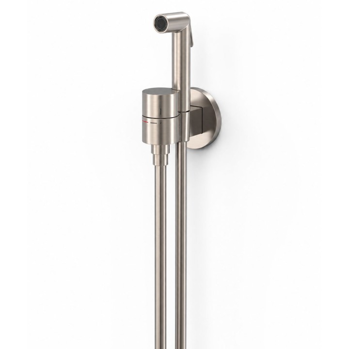 Monomando empotrado bidé WC TOILET-BOX TRES acero- 24112301AC 1