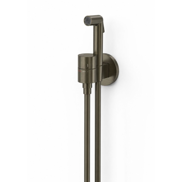 Monomando empotrado bidé WC TOILET-BOX TRES negro bronce - 24112301KMB 1