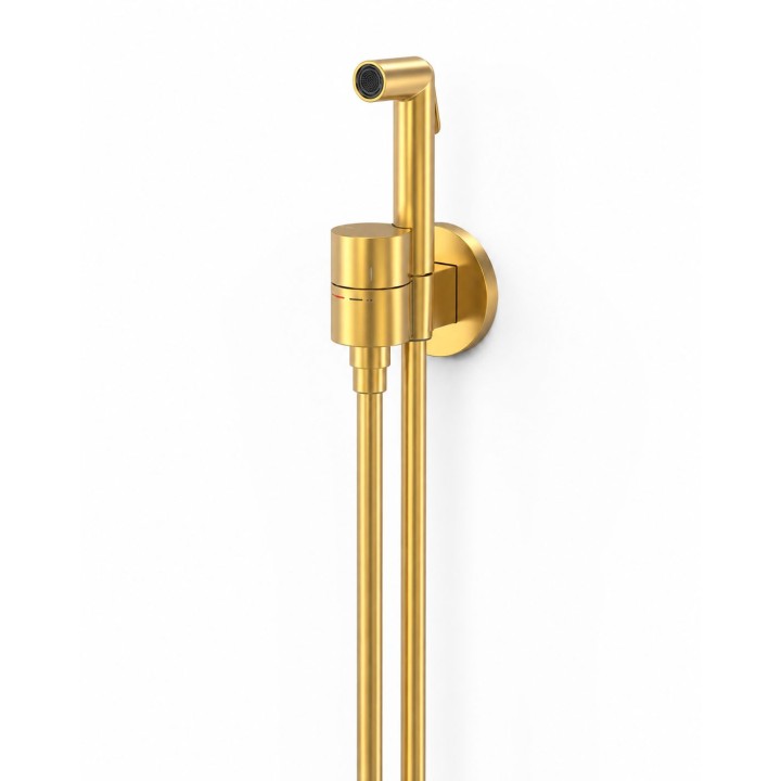 Monomando empotrado bidé WC TOILET-BOX TRES oro mate - 24112301OM 1