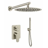 Kit monomando ducha empotrado 2-vías ALEXIA níquel cepillado - K3615022NC 1