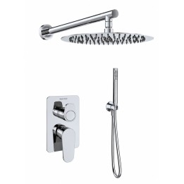 Kit monomando ducha empotrado 2-vías ALEXIA cromo - K3615022 - Ramón Soler