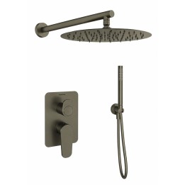 Kit monomando ducha empotrado 2-vías ALEXIA grafito - K3615022GR - Ramón Soler