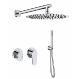 Kit monomando ducha empotrado 2-vías ALEXIA cromo - K361512H2 1