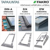 Ventana para tejado apertura lateral reversible FAKRO FWP 10