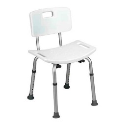 Taburete AC-186 con respaldo cromo-ABS - AC-186 - PyP