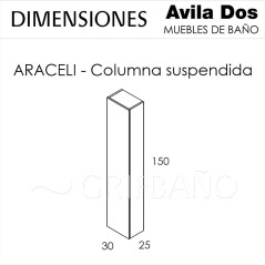Columna suspendida ARACELI - Avila:Dos