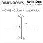 Columna suspendida NOVUS - Avila:Dos