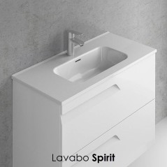 Mueble baño suspendido VITALE fondo reducido con lavabo - Royo Group 5