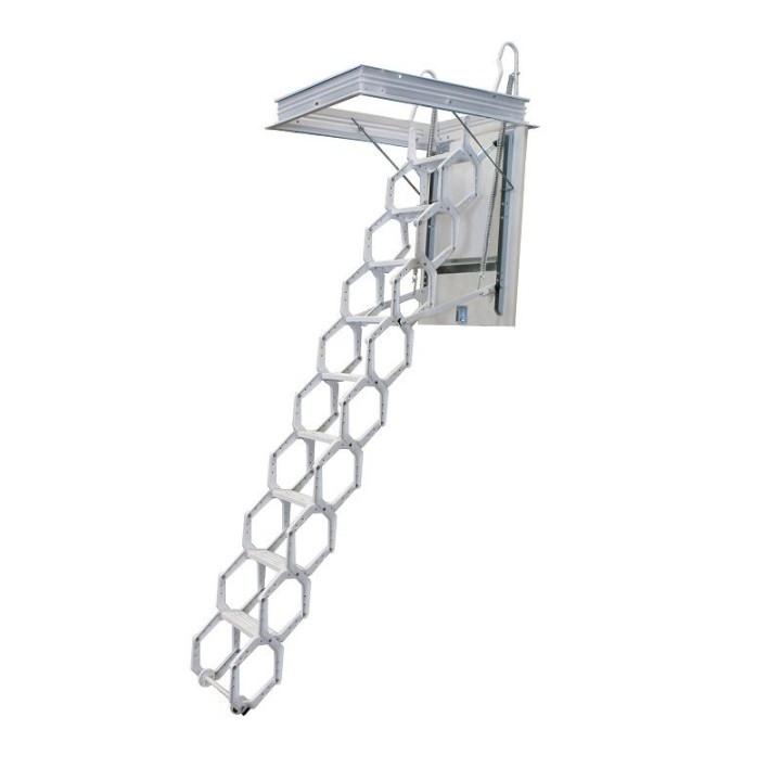 Escalera escamoteable de tijera metálica LX-LACADA - Maydisa 2