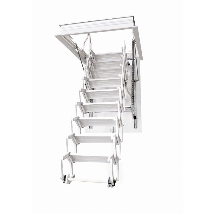 Escalera escamoteable de tijera metálica LX-LACADA - Maydisa 1