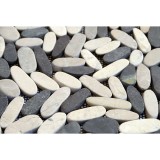 Malla Mosaico Piedra de Río MOS-208 Cortada Gris/Negro - Tercocer 1