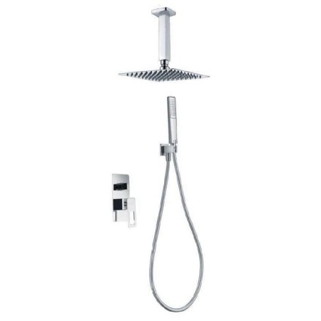 Kit monomando ducha empotrado 2-vías ESTOCOLMO cromo - BDES37-6 - Imex