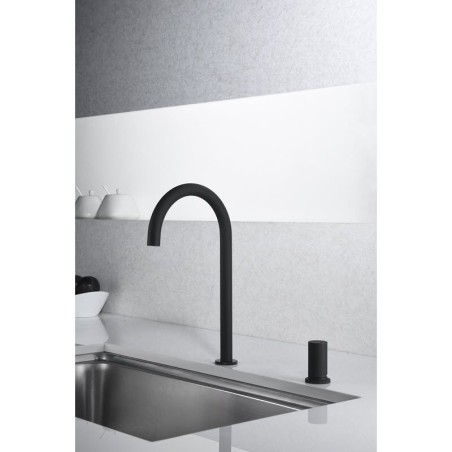 Monomando fregadero MANACOR negro mate- GCM001/NG