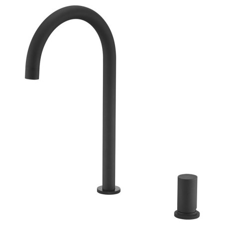 Monomando fregadero MANACOR negro mate- GCM001NG - Imex