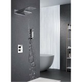 Rociador ducha cuadrado IMEX cromo - RPS490 2