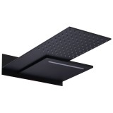 Rociador ducha cuadrado IMEX negro mate - RPS490NG