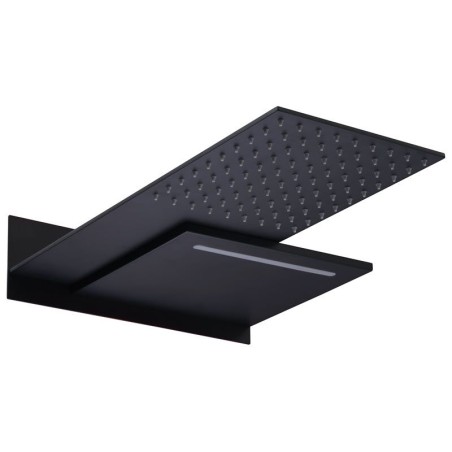 Rociador ducha IMEX cuadrado negro mate - RPS490NG