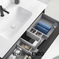 Mueble baño suspendido SANSA 2 cajones con lavabo - Royo Group