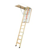 Escalera escamoteable de tramos de madera LWT Passive House - Fakro 2