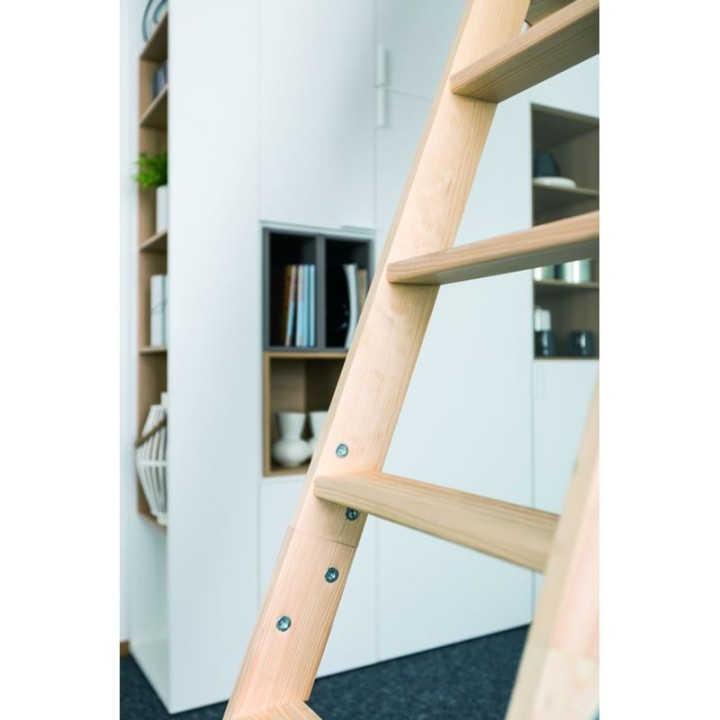 Escalera escamoteable de tramos de madera LWT Passive House - Fakro 5