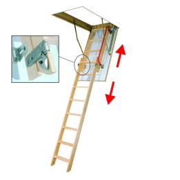 Escalera escamoteable deslizante de madera LDK - Fakro 1