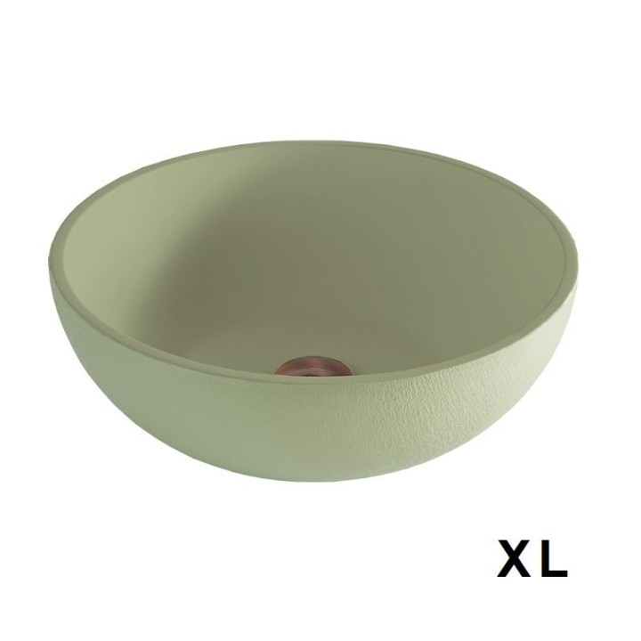 Lavabo resina sobre encimera Acquabella ON-TOP CIRCLE XL 1