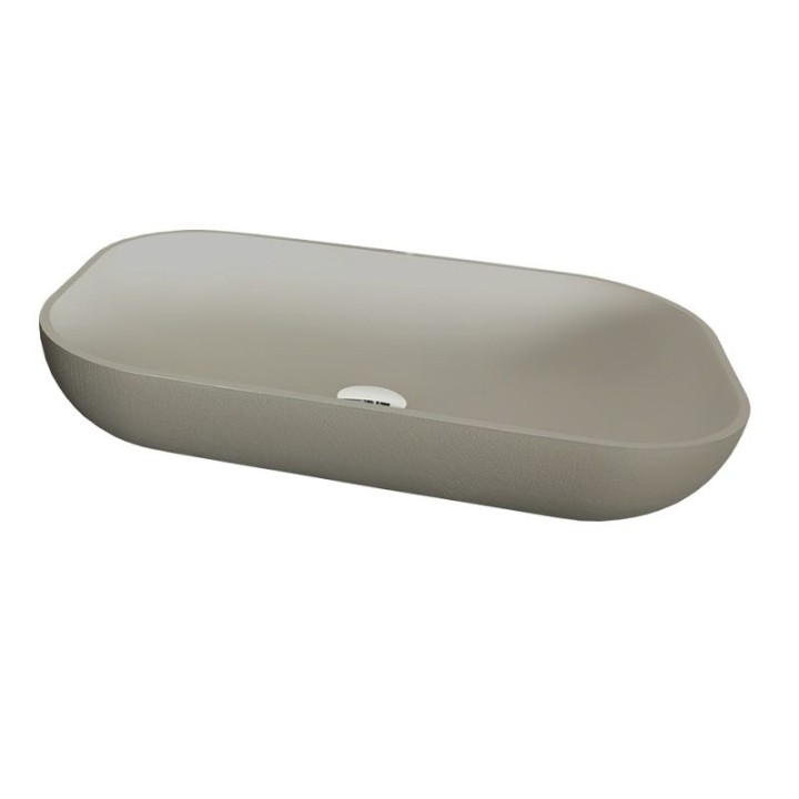 Lavabo resina sobre encimera Acquabella ON-TOP RECTANGLE 1