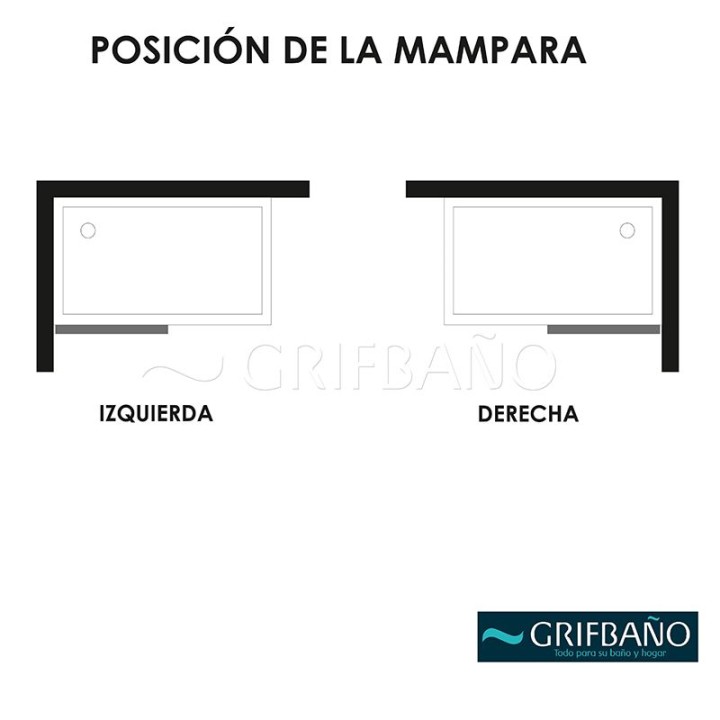 Mampara ducha MINDANAO frontal 11