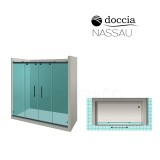 Mampara ducha NASSAU frontal 6