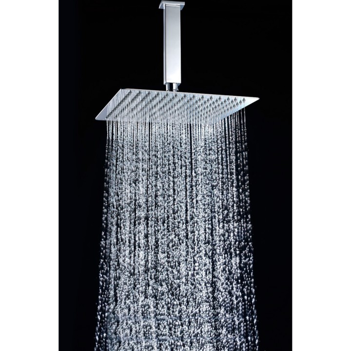 Rociador ducha IMEX cuadrado 30x30 cm. cromo - RDC003 6