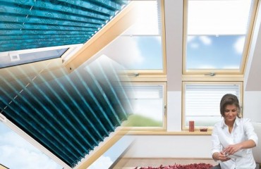 ¿Tienes ventanas de tejado en tu vivienda? Necesitas unas cortinas plisadas