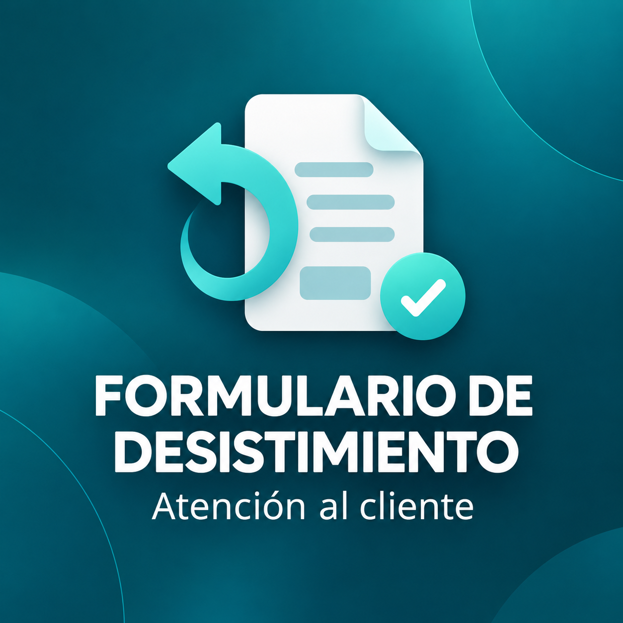 Formulario desistimiento